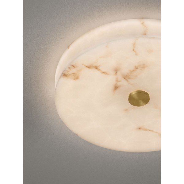 Krémové/v mosazné barvě LED stmívatelné stropní svítidlo v dekoru kamene Serita – Nova Luce-image-2