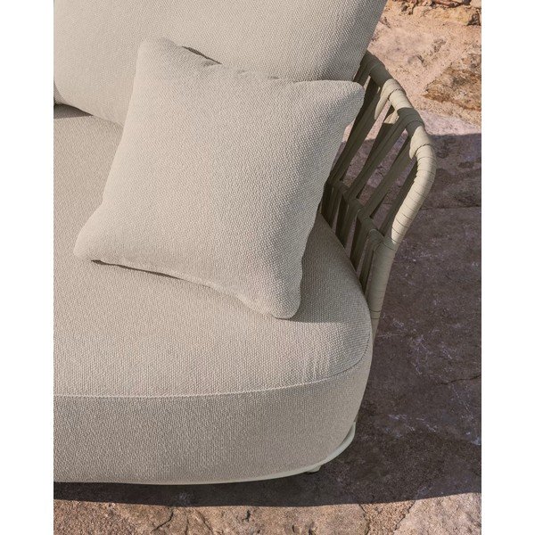 Béžová/taupe zahradní modulární pohovka 170 cm Osani – Kave Home-image-3