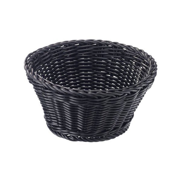 Černý stolní košík Saleen, ø 18 cm