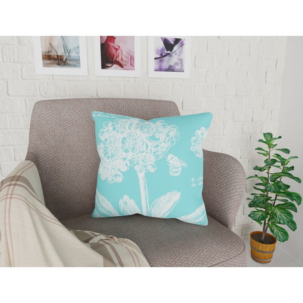 Tyrkysový povlak na polštář Vitaus Panento, 43 x 43 cm-image-1