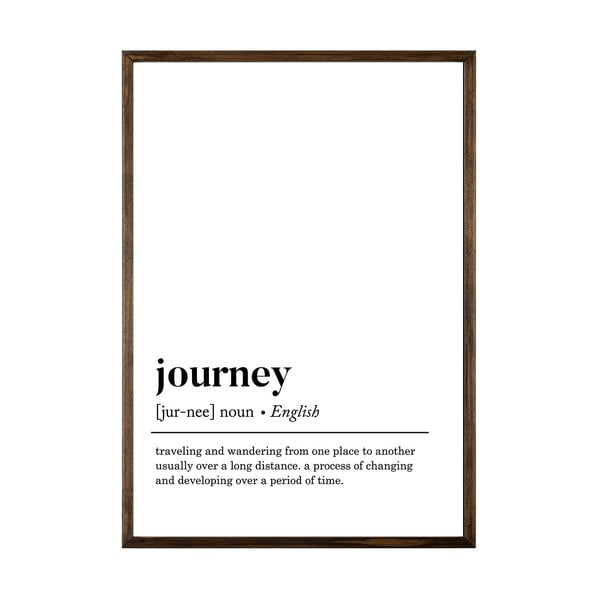 Plakát 50x70 cm Journey – Wallity