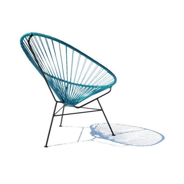 Křeslo Acapulco, petrol, délka 100 cm-image-2