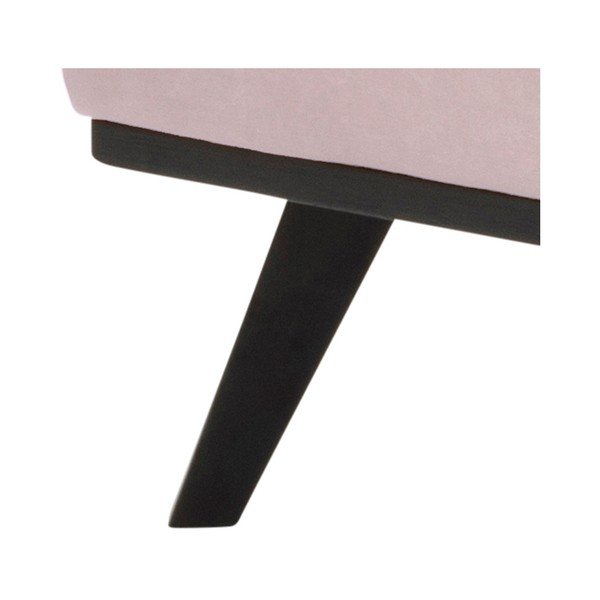 Pudrově růžová sametová pohovka Actona Norwich, levý roh-image-2