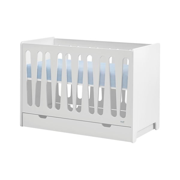 Bílá dětská postýlka Pinio Moon, 60 x 120 cm-image-2