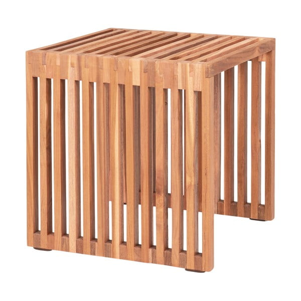 Odkládací stolek z teakového dřeva 40x40 cm Pego – House Nordic-image-2