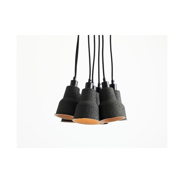 Černé závěsné svítidlo ø 32 cm Celulo – CustomForm-image-1