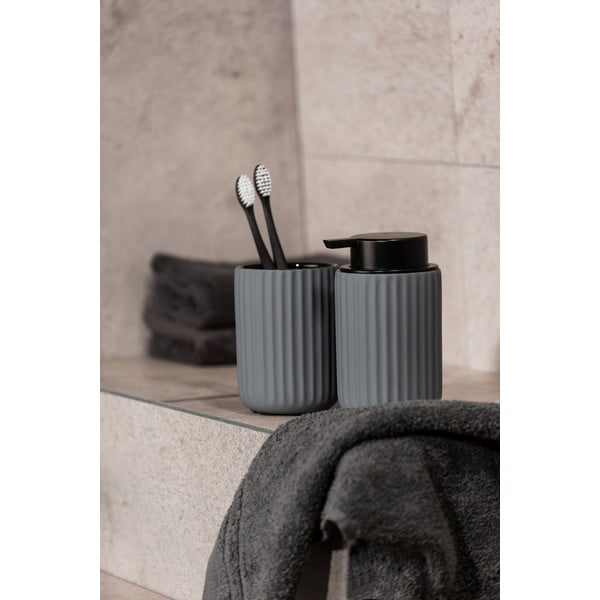 Šedý keramický dávkovač mýdla Wenko Belluno-image-1