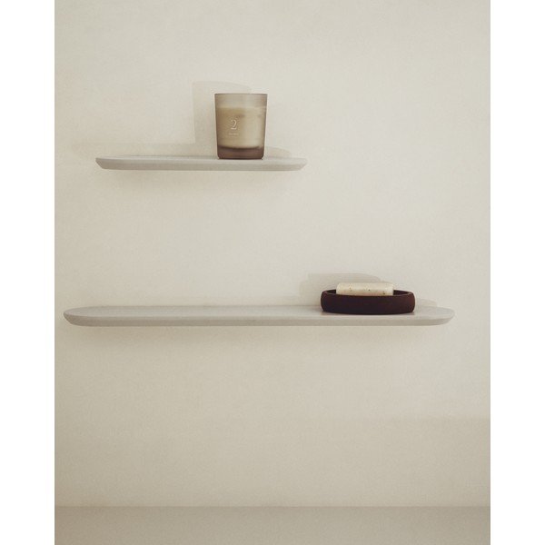 Béžové police v sadě 2 ks 55 cm Arely – Kave Home-image-1