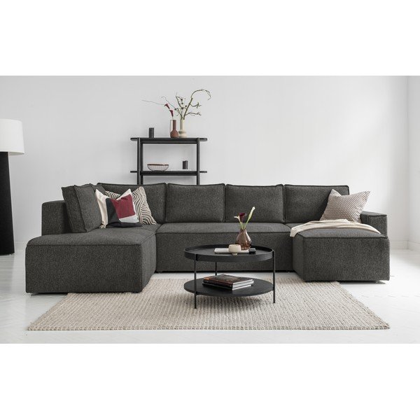 Antracitová rozkládací rohová pohovka (levý roh) Brave Dave – Miuform-image-3