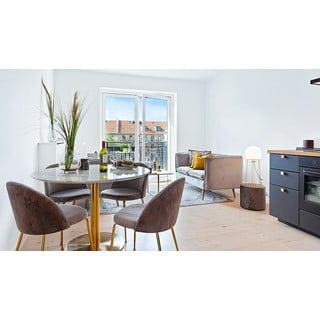 Světle šedé sametové jídelní židle v sadě 2 ks Geneve – House Nordic