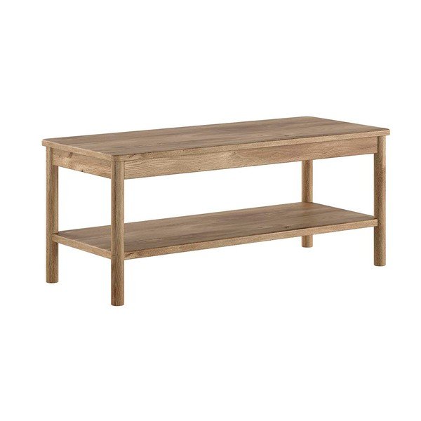Dřevěná/z MDF lavice v přírodní barvě Olive – Vipack