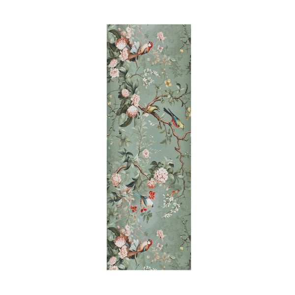 Světle zelený pratelný běhoun 52x100 cm Ricci Monet – Universal