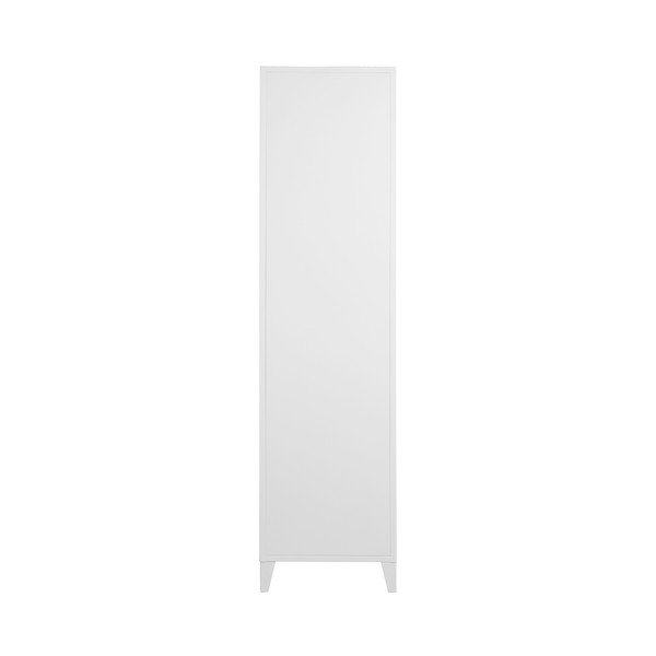 Bílá otevřená kovová šatní skříň 80x175 cm Salino – Støraa-image-3