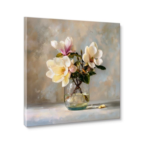 Tištěný obraz na plátně 32x32 cm Magnolias – Styler-image-3