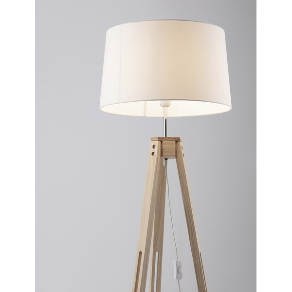 Bílá/v přírodní barvě stojací lampa (výška 145 cm) Leroy – Nova Luce-image-2