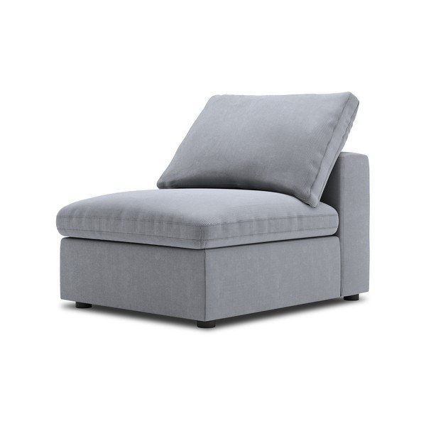 Šedá prostřední část modulární manšestrové pohovky Windsor & Co Sofas Galaxy-image-2