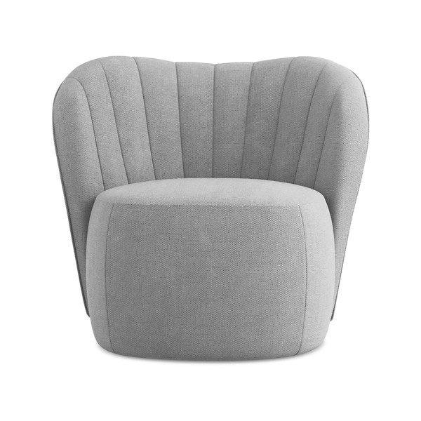 Šedé žinylkové křeslo Keloa – Makamii-image-1