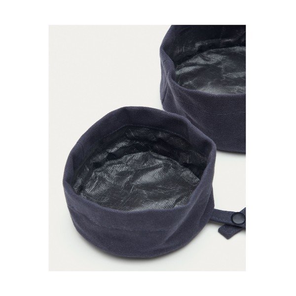 Textilní skládací cestovní miska pro psa 2 ks ø 16 cm Trufa – Kave Home-image-3