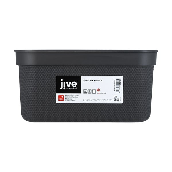 Plastový úložný box s víkem Deco  - Rotho-image-4