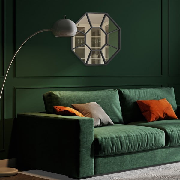 Nástěnné zrcadlo ø 50 cm Stella – Styler-image-1