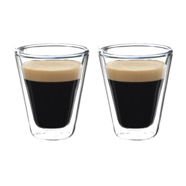 Sada 2 dvoustěnných sklenic na espresso Bredemeijer, 85 ml