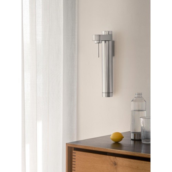 Výrobník sody z nerezové oceli ve stříbrné barvě Brus – Stelton-image-1
