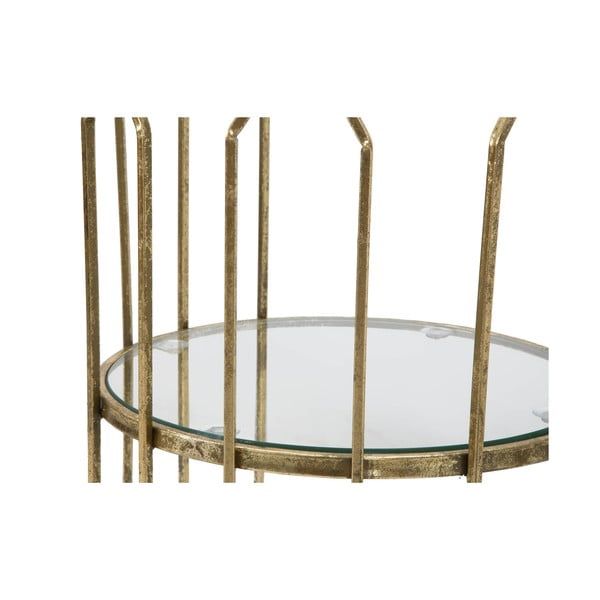 Kulatý odkládací stolek se skleněnou deskou ø 35 cm Tunisi – Mauro Ferretti-image-4