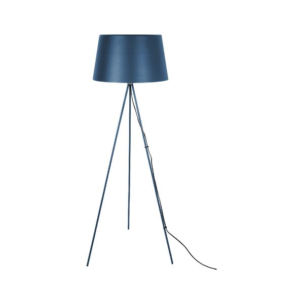 Tmavě modrá stojací lampa Leitmotiv Classy