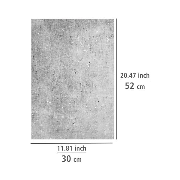 Kryty na sporák z tvrzeného skla v sadě 2 ks 52x30 cm Concrete – Allstar-image-2