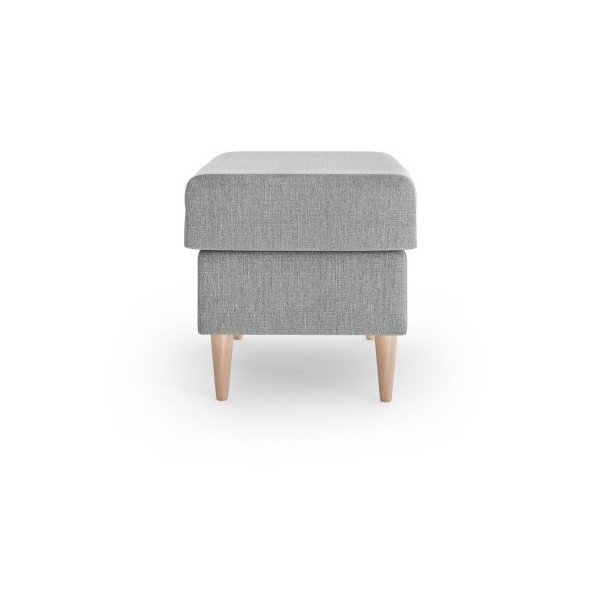 Šedý puf Mazzini Sofas Aubrieta, 60 x 45 cm-image-3