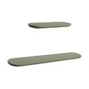 Zelené police v sadě 2 ks 55 cm Arely – Kave Home