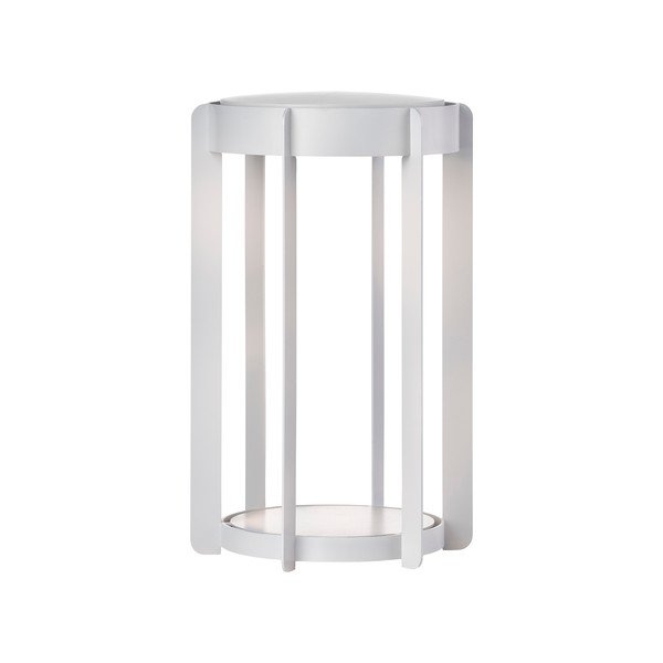 Světle šedá venkovní LED lucerna na USB (výška 30 cm) Firefly – Zone-image-2