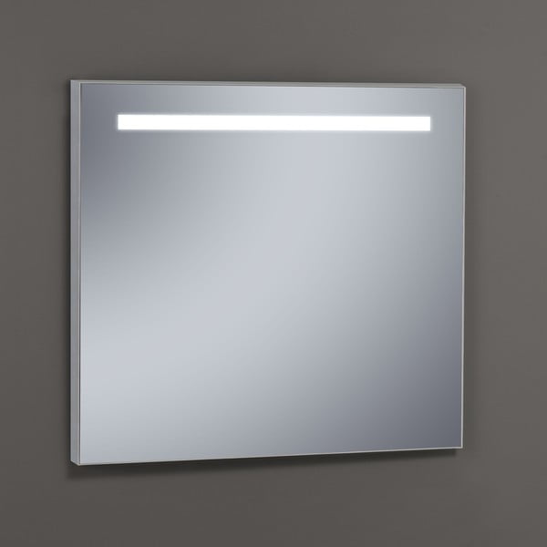 Zrcadlo s LED osvětlením Miroir, 80x80 cm