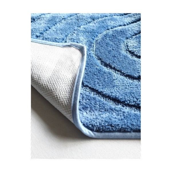 Modrá koupelnová předložka 50x80 cm – JAHU collections-image-1