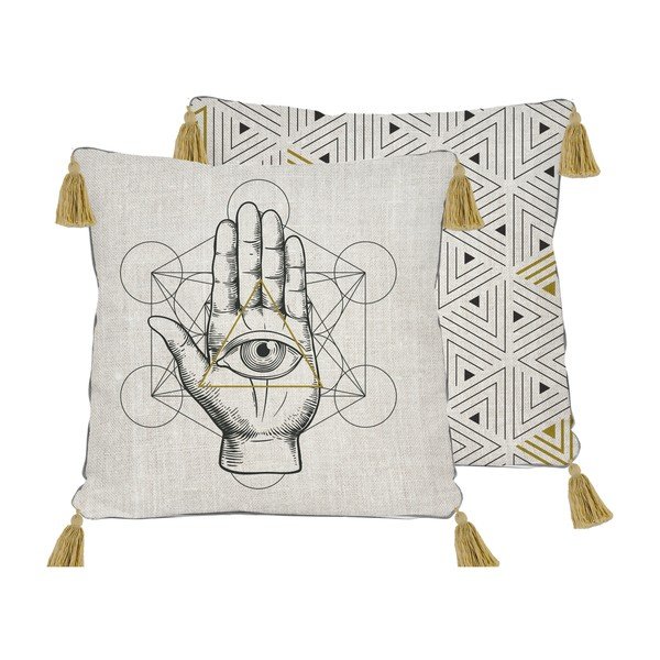 Polštář Madre Selva Hand, 45 x 45 cm-image-1