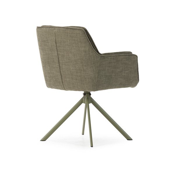 Zelená čalouněná jídelní křesla v sadě 2 ks Keiko – Marckeric-image-4