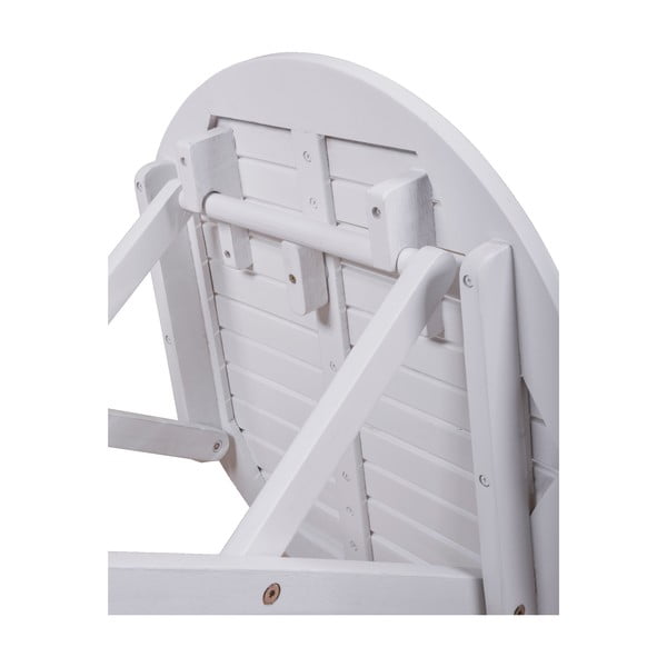 Kulatý zahradní odkládací stolek z eukalyptového dřeva ø 50 cm Mesa – Garden Pleasure-image-1