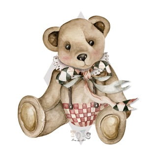 Nástěnná dětská samolepka Dekornik Big Theodore Bear