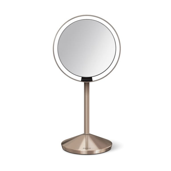 Kosmetické zvětšovací zrcadlo s osvětlením (10x) ø 12 cm Travel – simplehuman-image-1