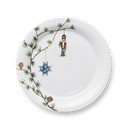Bílý porcelánový talíř s vánočním motivem ø 27 cm Hammershøi Christmas – Kähler Design
