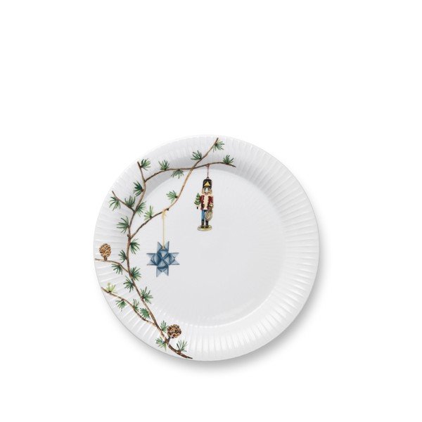 Bílý porcelánový talíř s vánočním motivem ø 27 cm Hammershøi Christmas – Kähler Design