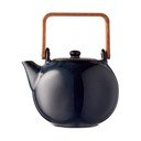 Tmavě modrá keramická konvice na čaj se sítkem 1,2 l Gastro Blue – Bitz