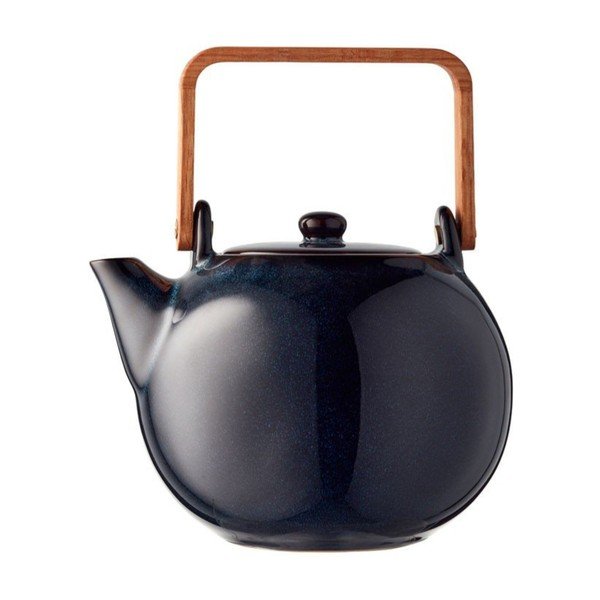 Tmavě modrá keramická konvice na čaj se sítkem 1,2 l Gastro Blue – Bitz