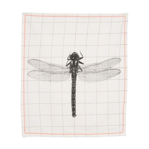Kuchyňská utěrka Grid Dragonfly, 55x65 cm