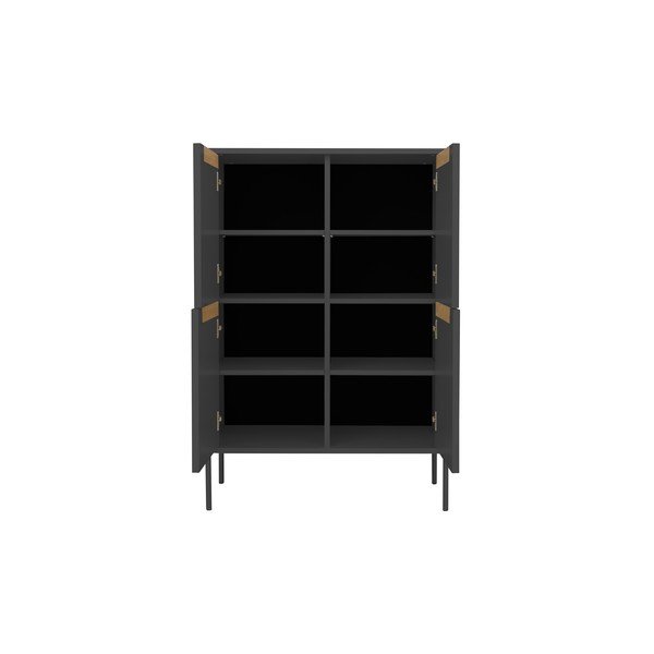 Černá komoda Tenzo Switch, 90 x 128 cm-image-4