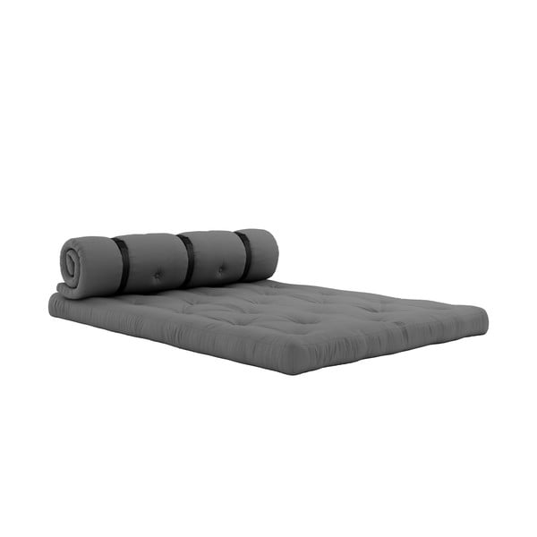 Tmavě šedá rozkládací pohovka vhodná do exteriéru Karup Design Design OUT™ Buckle Up Dark Grey-image-3