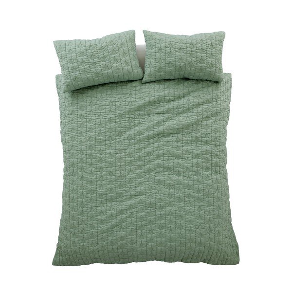 Zelené povlečení na jednolůžko 135x200 cm Tamba Leaf – Pineapple Elephant