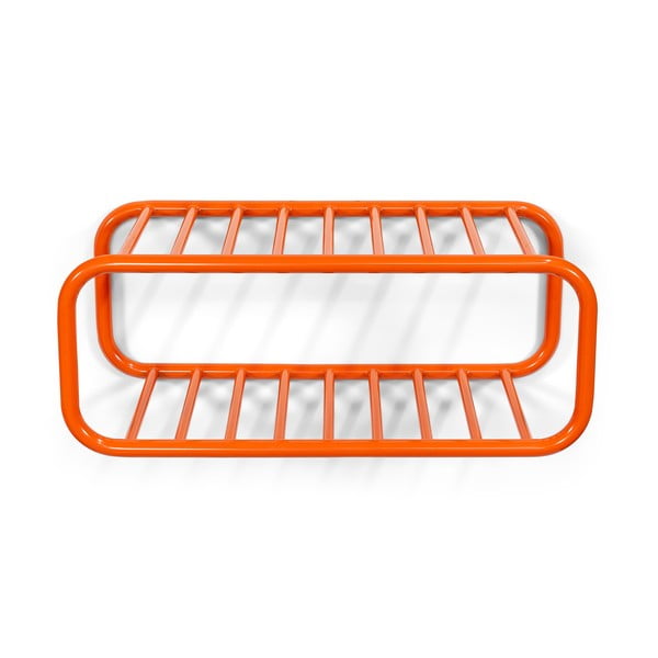 Oranžový kovový závěsný botník 72x28x35 cm Retro – Spinder Design-image-2