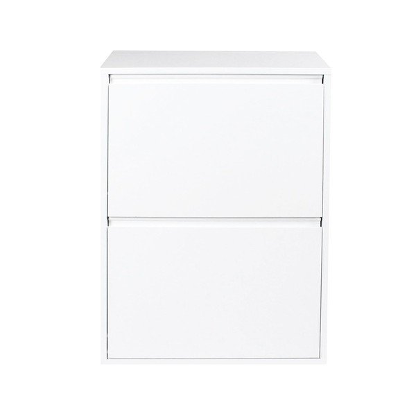 Bílý odpadkový koš na tříděný odpad Evergreen House Sort