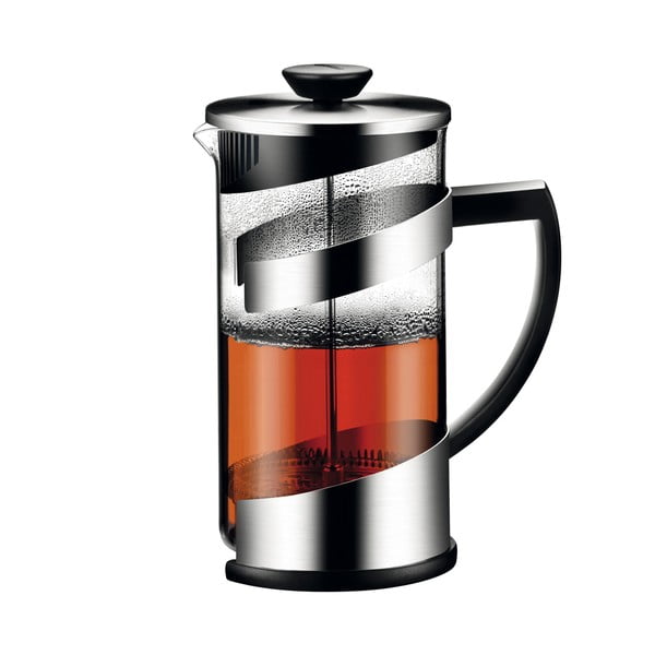 Konvice na čaj a kávu ve stříbrné barvě 1 l Teo – Tescoma